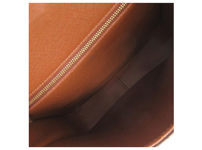 Borsa a Spalla Louis Vuitton Saint Cloud GM Monogram Marrone Monogramma - vista 5