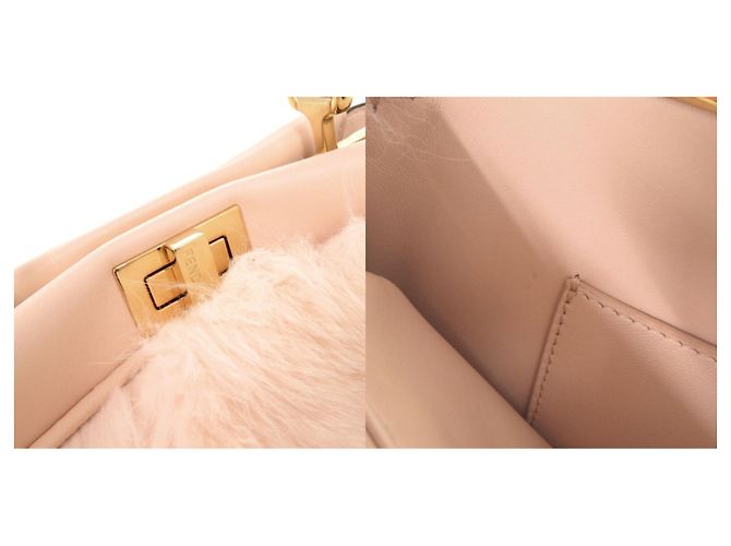 Bolsa Fendi Peekaboo Mini Rosa - vista 10
