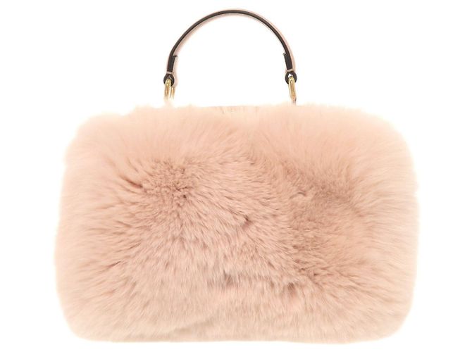Bolsa Fendi Peekaboo Mini Rosa - vista 3