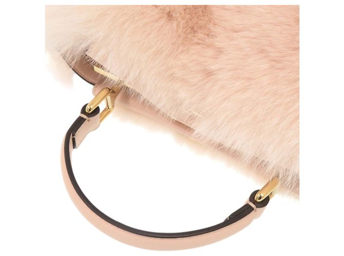 Bolsa Fendi Peekaboo Mini Rosa - vista 6