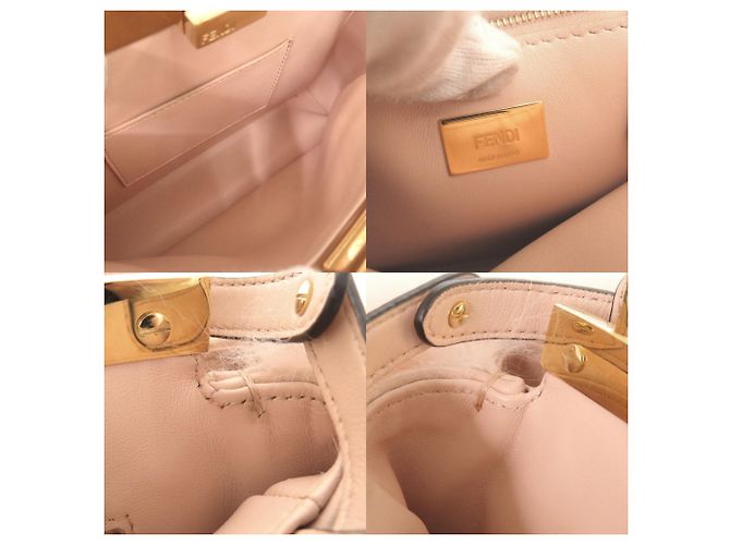Bolsa Fendi Peekaboo Mini Rosa - vista 9