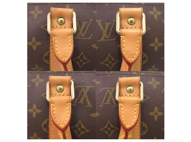 Borsa Boston Louis Vuitton Keepall 50 Monogram Marrone Monogramma - vista 7