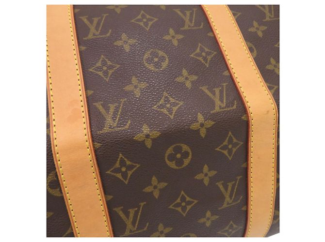 Borsa Boston Louis Vuitton Keepall 50 Monogram Marrone Monogramma - vista 8