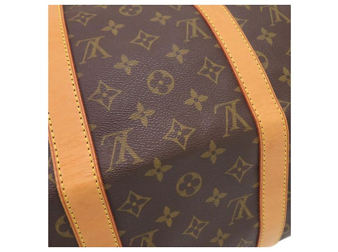Borsa Boston Louis Vuitton Keepall 50 Monogram Marrone Monogramma - vista 9