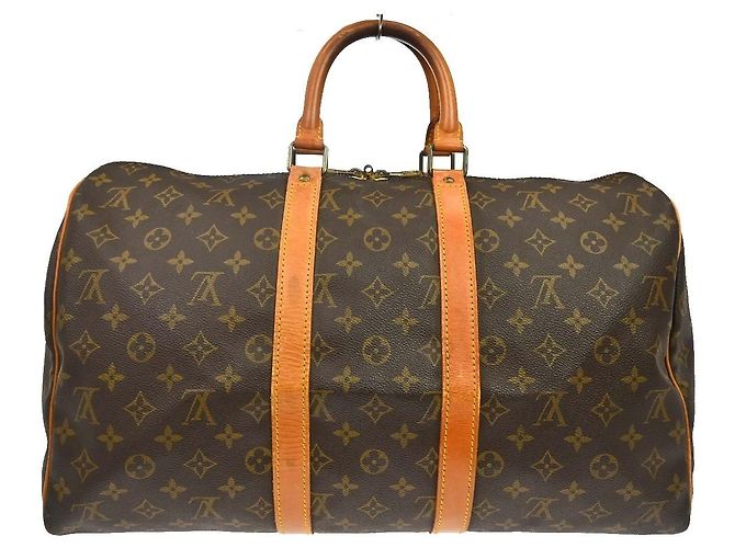 Louis Vuitton Keepall Monogram Canvas 45 Marrone - vista 2