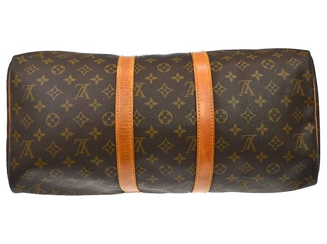 Louis Vuitton Keepall Monogram Canvas 45 Marrone - vista 7