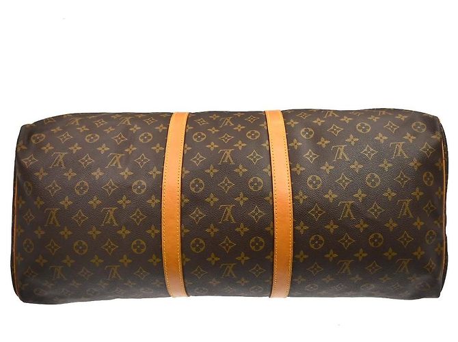 Louis Vuitton Keepall Monogram Canvas 60 Brown - view 7
