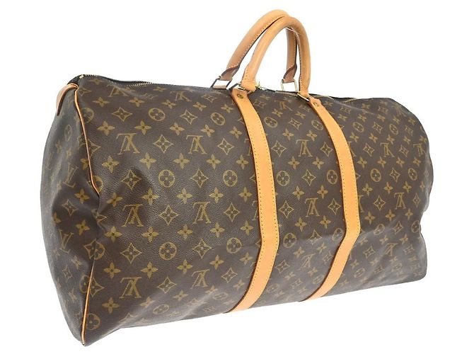 Louis Vuitton Keepall Monogram Canvas 55 Marrone - vista 2
