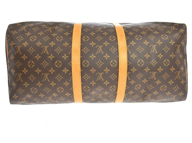 Louis Vuitton Keepall Monogram Canvas 55 Marrone - vista 7