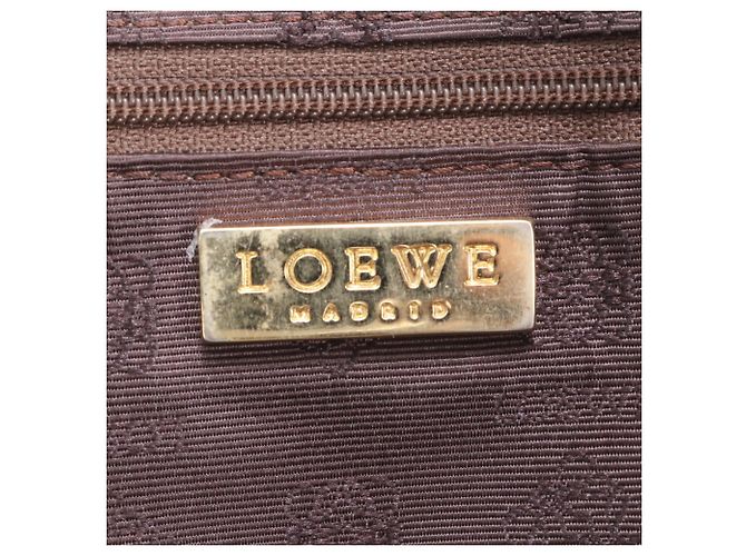 Sac à main Loewe Amazona en cuir suédé Sac fourre-tout Porte-documents - vue 10