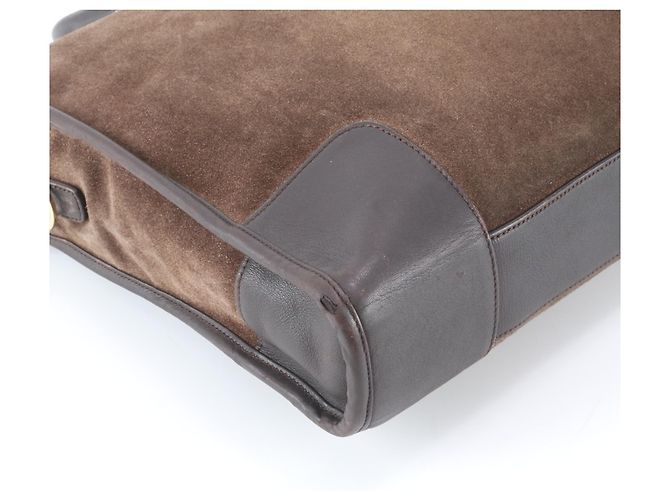 Sac à main Loewe Amazona en cuir suédé Sac fourre-tout Porte-documents - vue 5