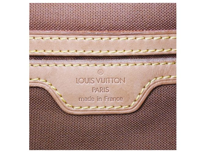 Louis Vuitton Vintage Montsouris Monogram Canvas GM Marron - vue 4