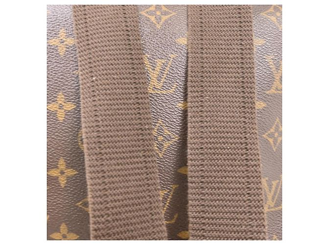 Louis Vuitton Vintage Montsouris Monogram Canvas GM Marron - vue 6