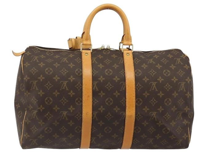 Louis Vuitton Keepall Monogram Canvas 45 Marrone - vista 2