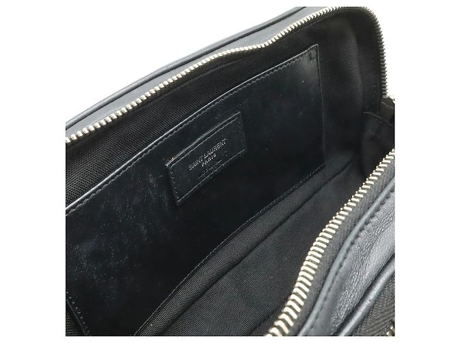 Borsa a tracolla in pelle Yves Saint Laurent Nero - vista 7