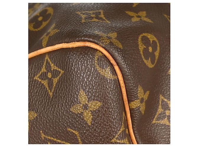 Louis Vuitton Keepall Bandouliere Monogram Canvas 60 Marrone - vista 7