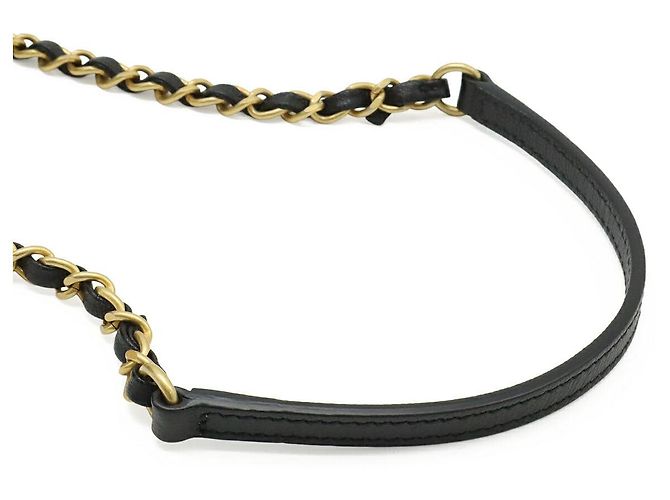 Borsa a Spalla Chanel Caviar Matelasse Chain Nero - vista 6