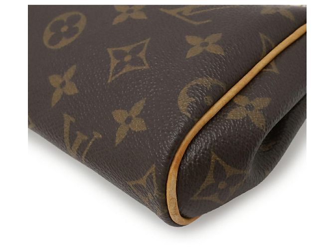 Bolso de hombro Louis Vuitton Monogram Eva Pochette Castaño - vista 3