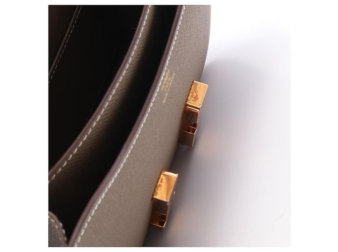 Hermès Hermes Constance 3 Mini Schultertasche Grau - Ansicht 2
