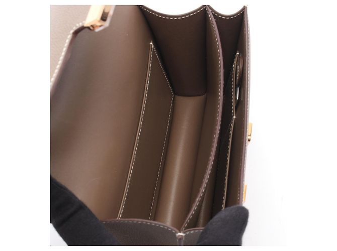 Hermès Hermes Constance 3 Mini Schultertasche Grau - Ansicht 7