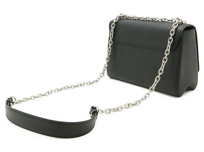 Borsa a tracolla Louis Vuitton Epi Twist MM Nero - vista 2
