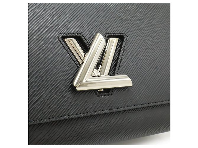Borsa a tracolla Louis Vuitton Epi Twist MM Nero - vista 8