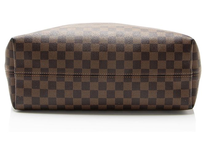 Louis Vuitton Damier Ebene Graceful MM Hobo Marrone - vista 4