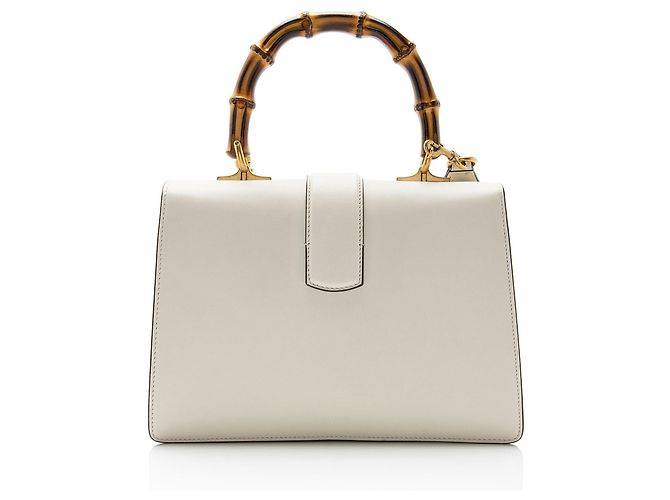Gucci Bolsa Dionysus Medium de couro com alça de bambu Azul - vista 3