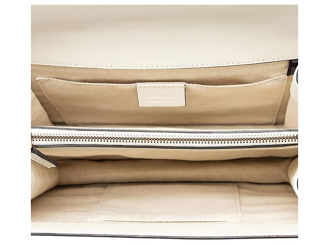 Gucci Bolsa Dionysus Medium de couro com alça de bambu Azul - vista 7