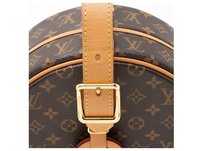Borsa a tracolla Louis Vuitton Monogram Canvas Petite Boite Chapeau Marrone - vista 10