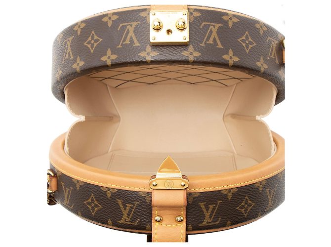 Borsa a tracolla Louis Vuitton Monogram Canvas Petite Boite Chapeau Marrone - vista 7