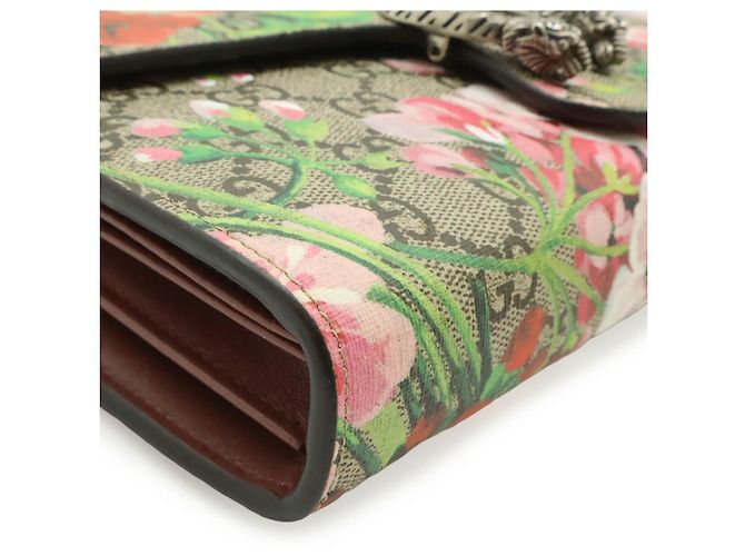 Borsa Gucci Dionysus GG Blooms con catena 2WAY Marrone Beige - vista 3