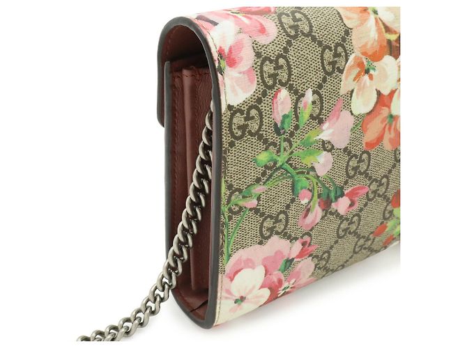 Borsa Gucci Dionysus GG Blooms con catena 2WAY Marrone Beige - vista 4