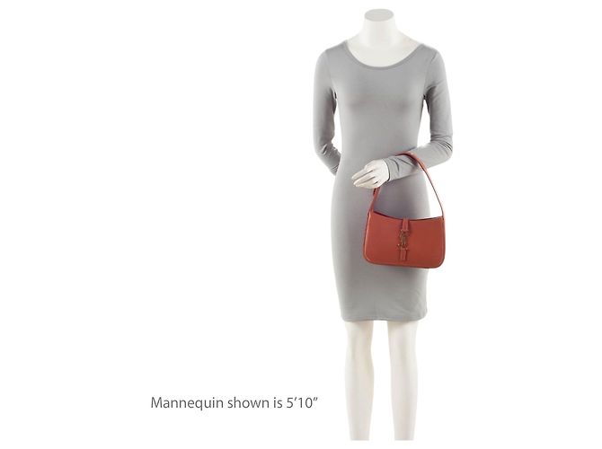 Saint Laurent Patent Leather Monogram Le 5 A 7 Hobo Brown - view 5