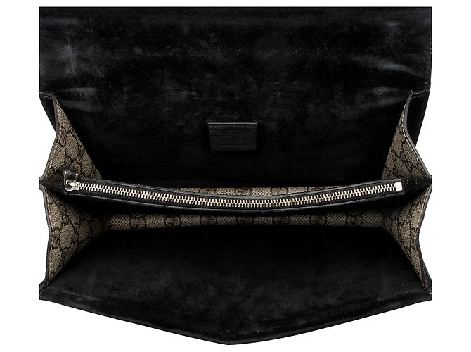 Borsa a tracolla Gucci GG Supreme Dionysus Medium Marrone Beige - vista 7