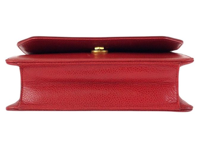 Borsa a tracolla in pelle Dior Pochette Rosso - vista 10