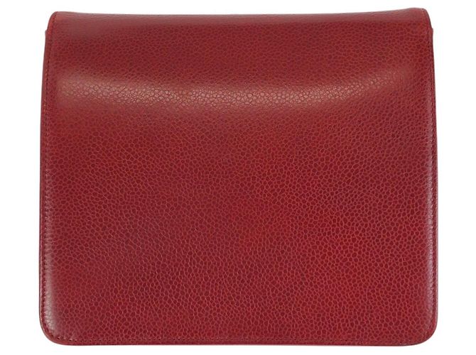Borsa a tracolla in pelle Dior Pochette Rosso - vista 2