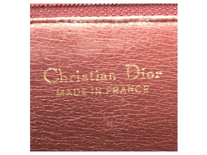 Borsa a tracolla in pelle Dior Pochette Rosso - vista 4