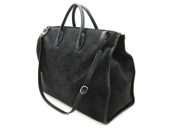 Bolsa 2WAY de nylon e couro Gucci Off The Grid Preto - vista 2