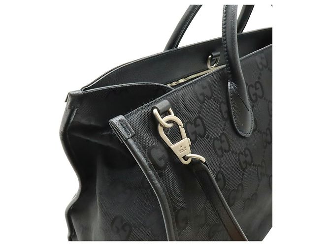 Bolsa 2WAY de nylon e couro Gucci Off The Grid Preto - vista 4