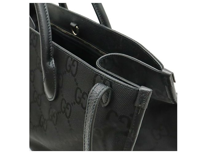 Bolsa 2WAY de nylon e couro Gucci Off The Grid Preto - vista 8