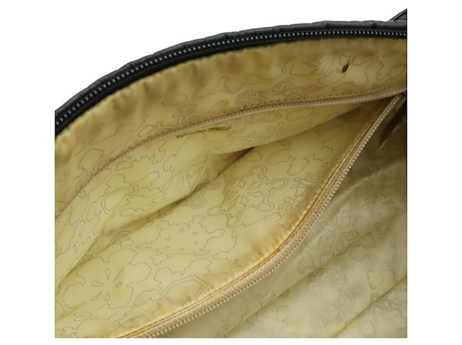 Borsa a Spalla Chanel Nylon Coco Mark Nero - vista 8