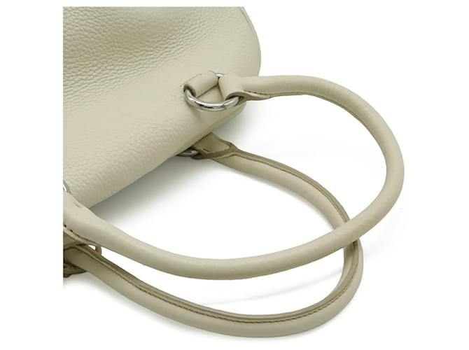 Prada Lederhandtasche Weiß - Ansicht 4