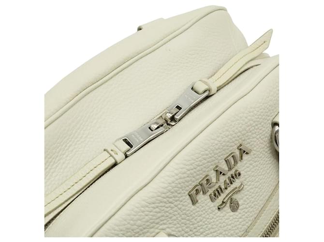 Prada Lederhandtasche Weiß - Ansicht 5