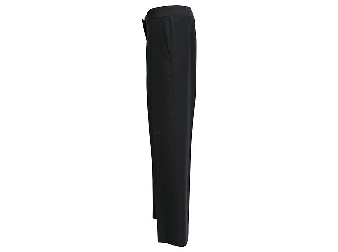 Loewe gerade Hose aus schwarzer Wolle - Ansicht 2