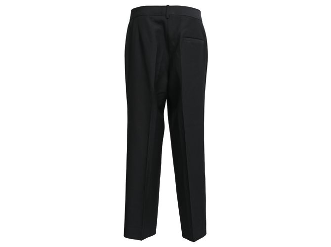 Loewe gerade Hose aus schwarzer Wolle - Ansicht 3