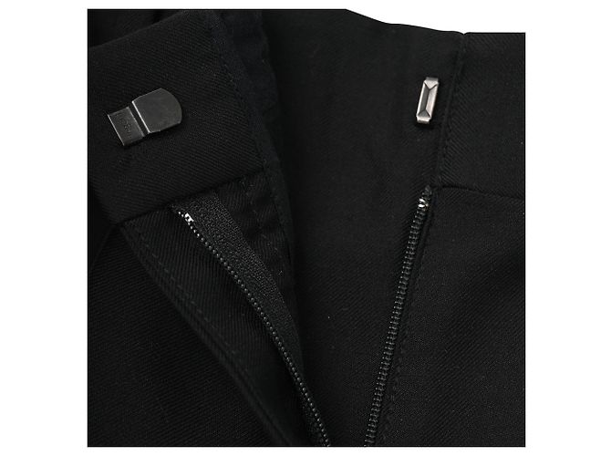 Loewe gerade Hose aus schwarzer Wolle - Ansicht 7
