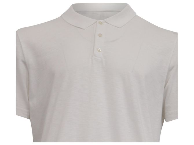 Polo a maniche corte Theory in cotone bianco Crudo - vista 2