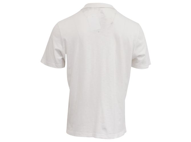 Polo a maniche corte Theory in cotone bianco Crudo - vista 4