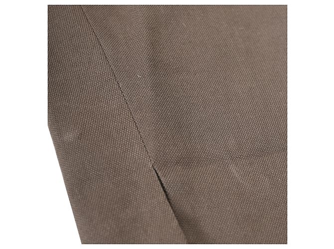 Akris Taillierter Doppelrevers-Blazer aus brauner Baumwolle - Ansicht 8
